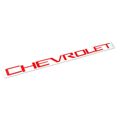 Chevrolet Silverado Emblems Rear tailgate Letters Insert Nameplate Red