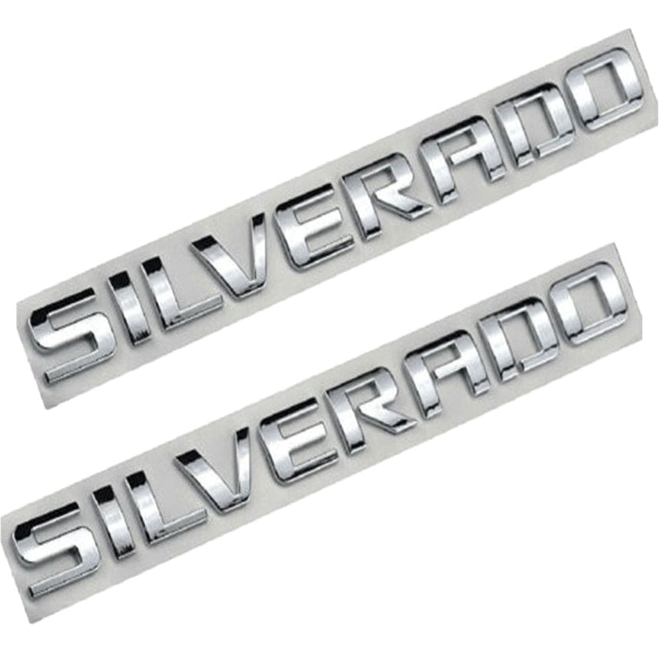 Chevrolet Silverado Emblems - Silverado Letter Chrome 15129652