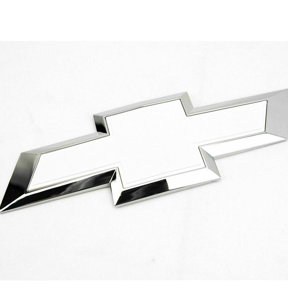 Chevrolet Silverado1500 Embelm Front Grill Bowtie Badge 23236301 - White