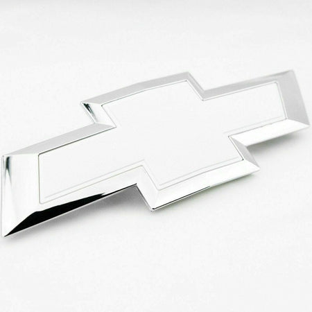 Chevrolet Silverado1500 Embelm Front Grill Bowtie Badge 23236301 - White