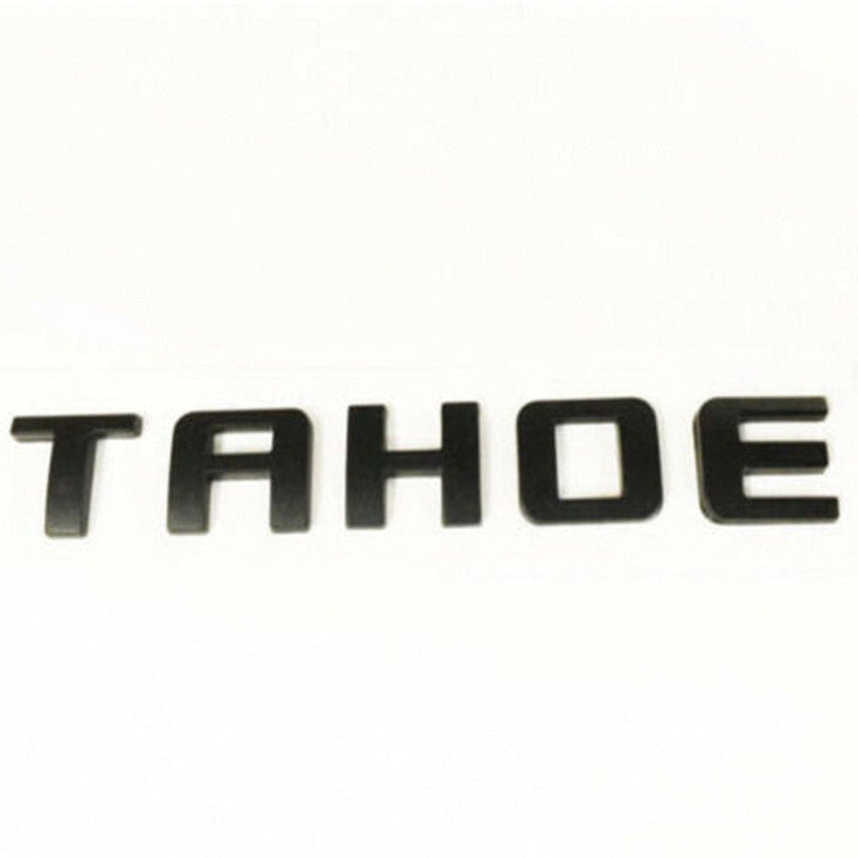 Chevrolet TAHOE Emblem Letter Matte Black 15825693