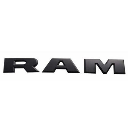 Dodeg RAM Emblem Letter Black
