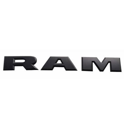 Dodeg RAM Emblem Letter Black