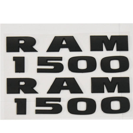Dodge RAM 1500 Emblem kit - RAM 1500, Hemi 5.7 Liter, 4X4 letter Badge