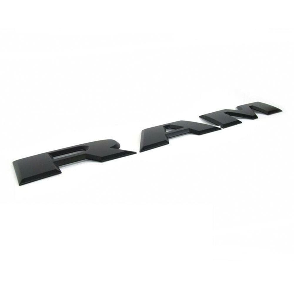 Dodge Ram 1500 Emblem Tailgate Letters Black 68245564AD, 68245565AD, 68245566AD