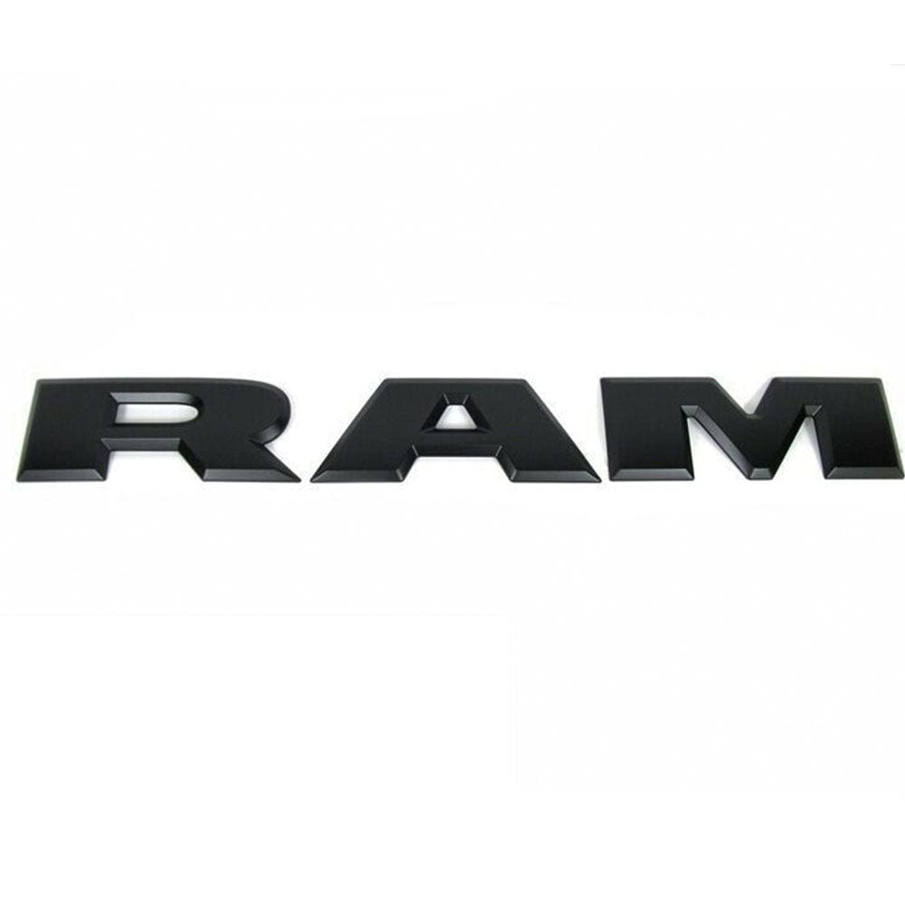 Dodge Ram 1500 Emblem Tailgate Letters Black 68245564AD, 68245565AD, 68245566AD