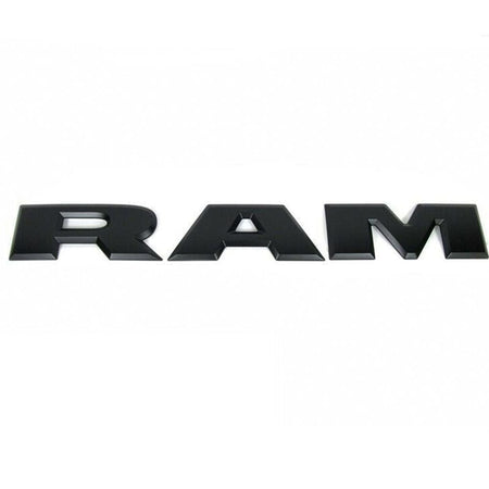 Dodge Ram 1500 Emblem Tailgate Letters Black 68245564AD, 68245565AD, 68245566AD