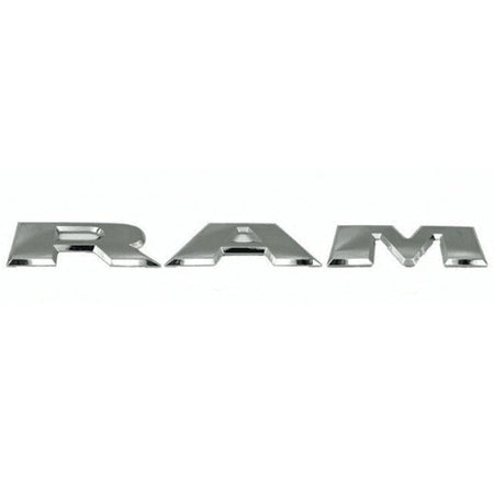 Dodge RAM 1500 Emblem Tailgate Letters Chrome 68245542AD, 68245543AD, 68245544AD