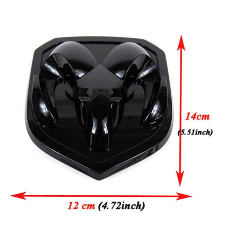 Dodge Ram Emblem Front Hood Grille Black 68140322aa