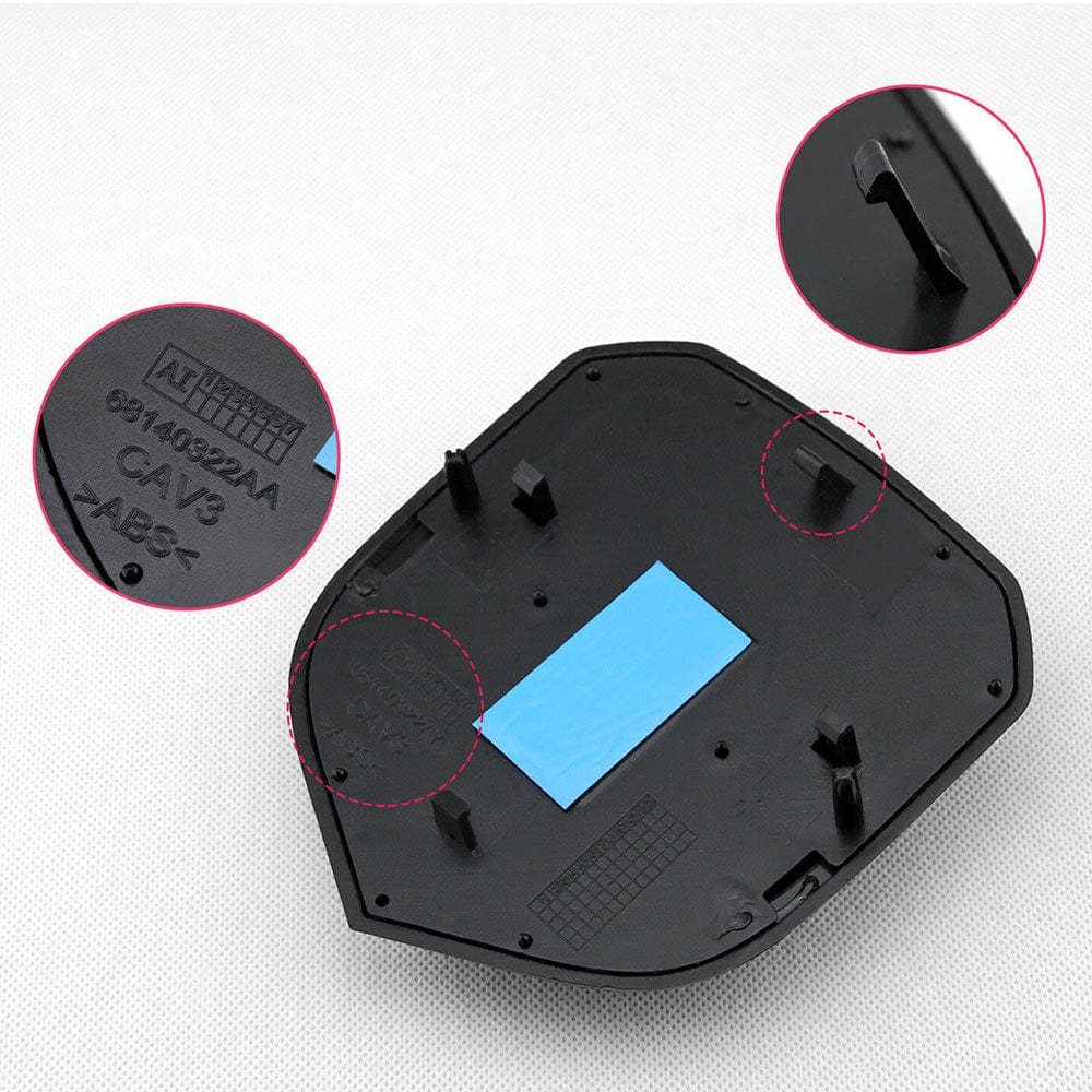 Dodge Ram Emblem Front Hood Grille Glossy Black 68140322AA