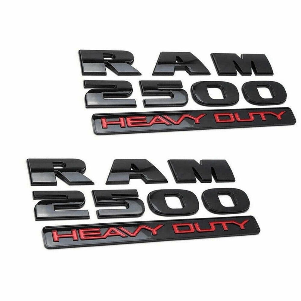 Dodge Ram Emblem kit - Grille Tailgate Ram 2500HD Cummins 4X4 7pcs