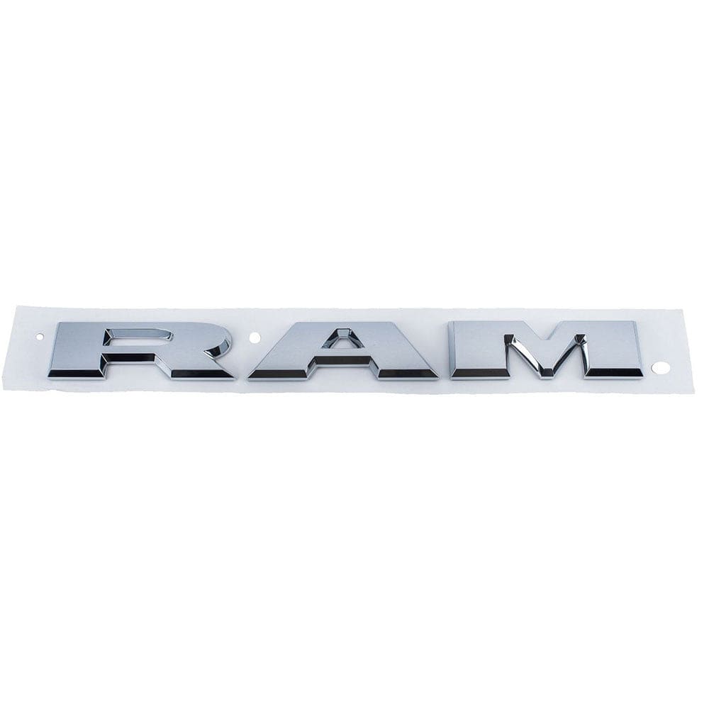 Dodge RAM Emblem Letter Chrome