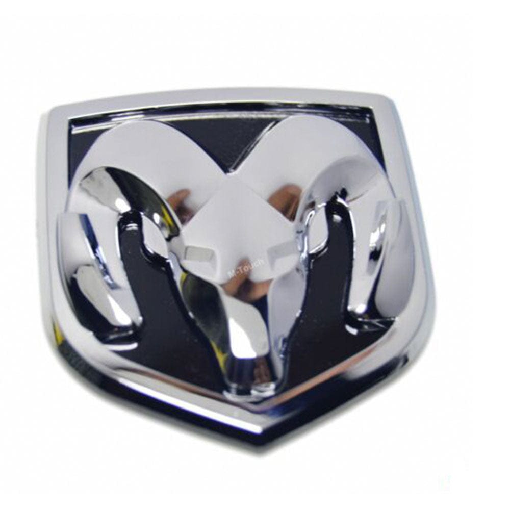 Dodge Ram Emblem Rear Tailgate Silver Black