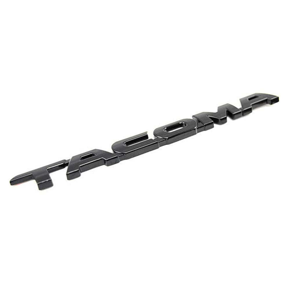Fits 2016-2019 Toyota Tacoma New TRD Pro Factory Black Tacoma Emblem