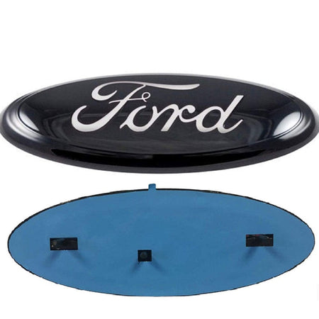 Ford Emblem 9'' Oval Black 9L5Z-9942528-A