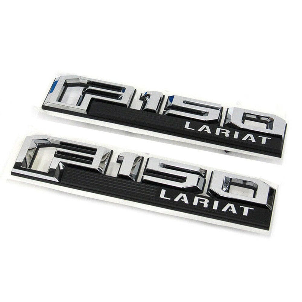 Ford F-150 Lariat Emblem FL3Z-16720-F - Fender Side Badge Kit