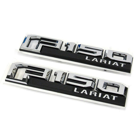 Ford F-150 Lariat Emblem FL3Z-16720-F - Fender Side Badge Kit