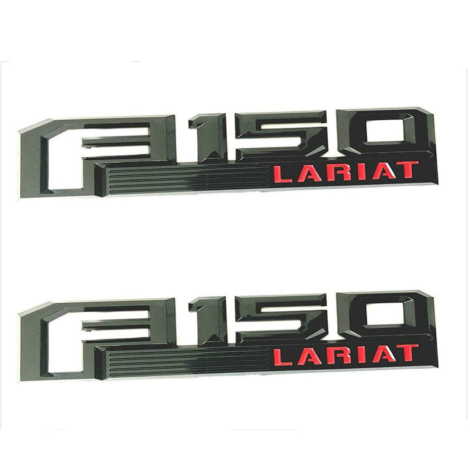 Ford F-150 Lariat Fender Emblem - Side Badge Decal FL3Z-16720-F (2015-2020)