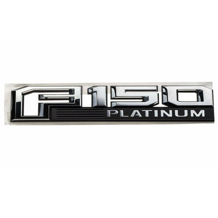 Ford F-150 Platinum Fender Emblem FL3Z-16720-G, FL3Z-16720-H