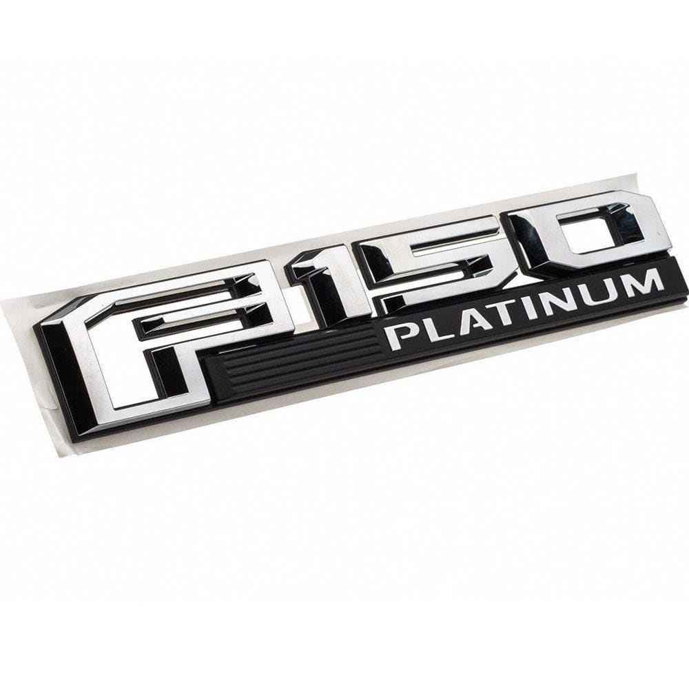 Ford F-150 Platinum Fender Emblem FL3Z-16720-G, FL3Z-16720-H