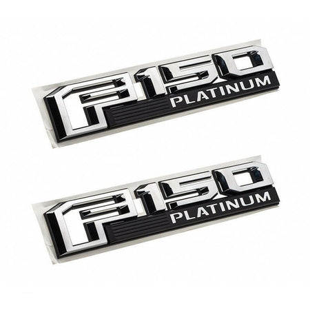 Ford F-150 Platinum Fender Emblem FL3Z-16720-G, FL3Z-16720-H