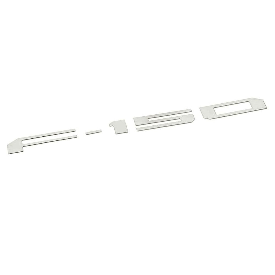 Ford F-150 Tailgate Letters Insert - Chrome Emblem Decal for Rear Truck