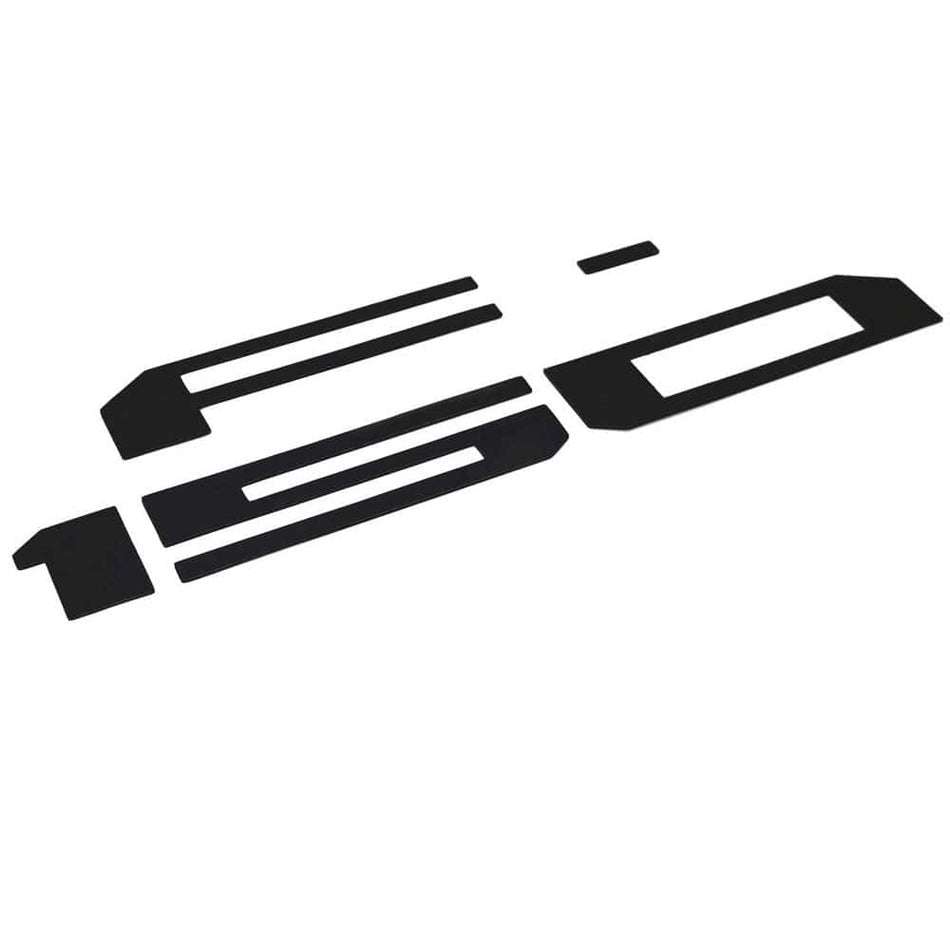 Ford F-150 Tailgate Letters Insert - Matte Black Emblem Decal for Rear Truck
