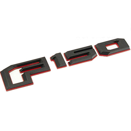 Ford F-150 XLT Emblem Kit - OEM Fender & Tailgate Badges (3 Piece, Red/Black)