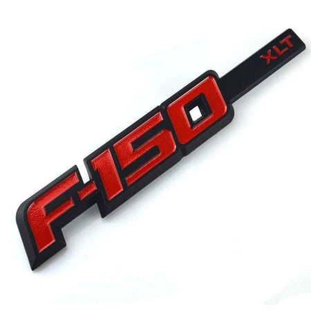 Ford F-150 XLT Fender Emblem Red 9L3Z-16720-CB, 9L3Z-16720-C