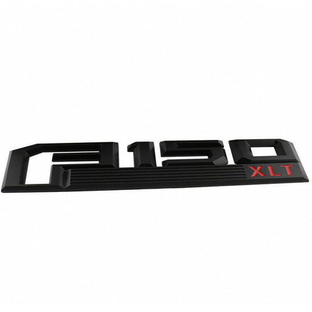 Ford F-150 XLT Fender Emblem - Red & Black OEM Replacement Badge FL3Z-16720-D