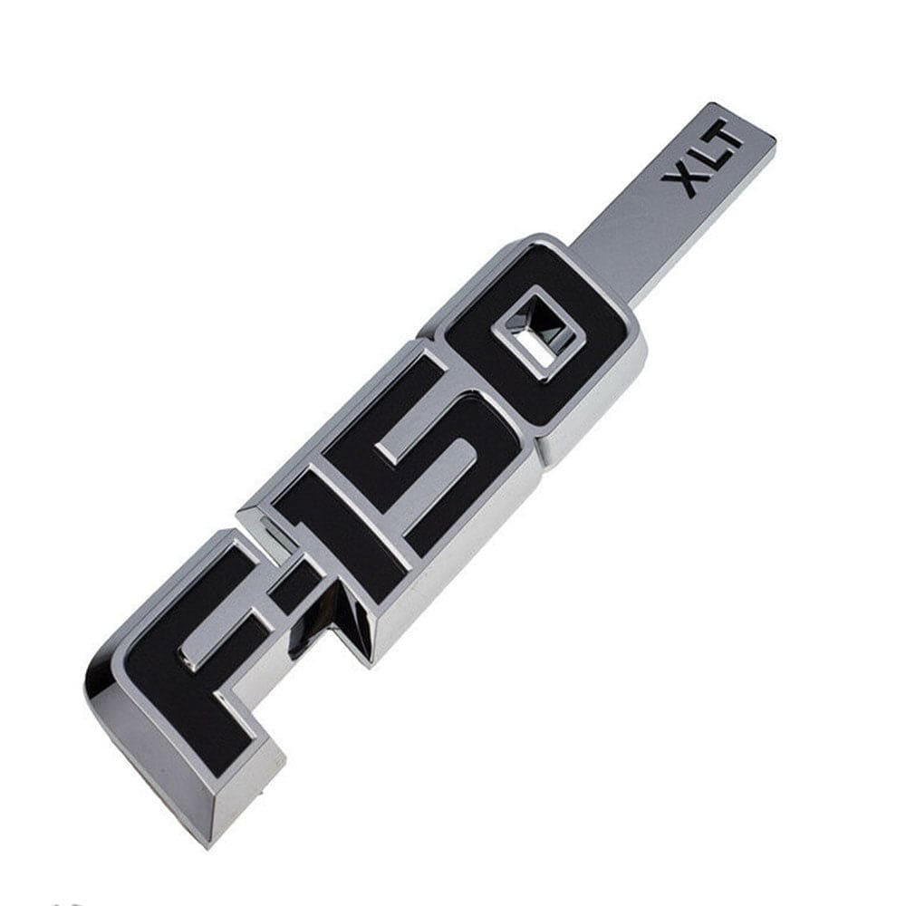 Ford F-150 XLT Fender Emblems Chrome 9L3Z-16720-CB, 9L3Z-16720-C
