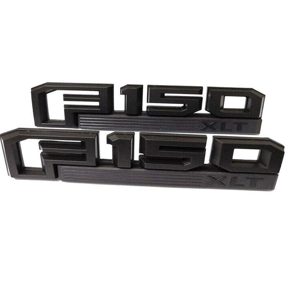 Ford F-150 XLT Fender Emblems Matte Black ‎FL3Z-16720-D