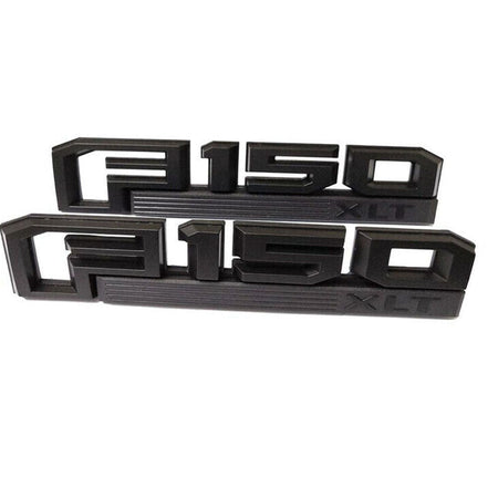 Ford F-150 XLT Fender Emblems Matte Black ‎FL3Z-16720-D