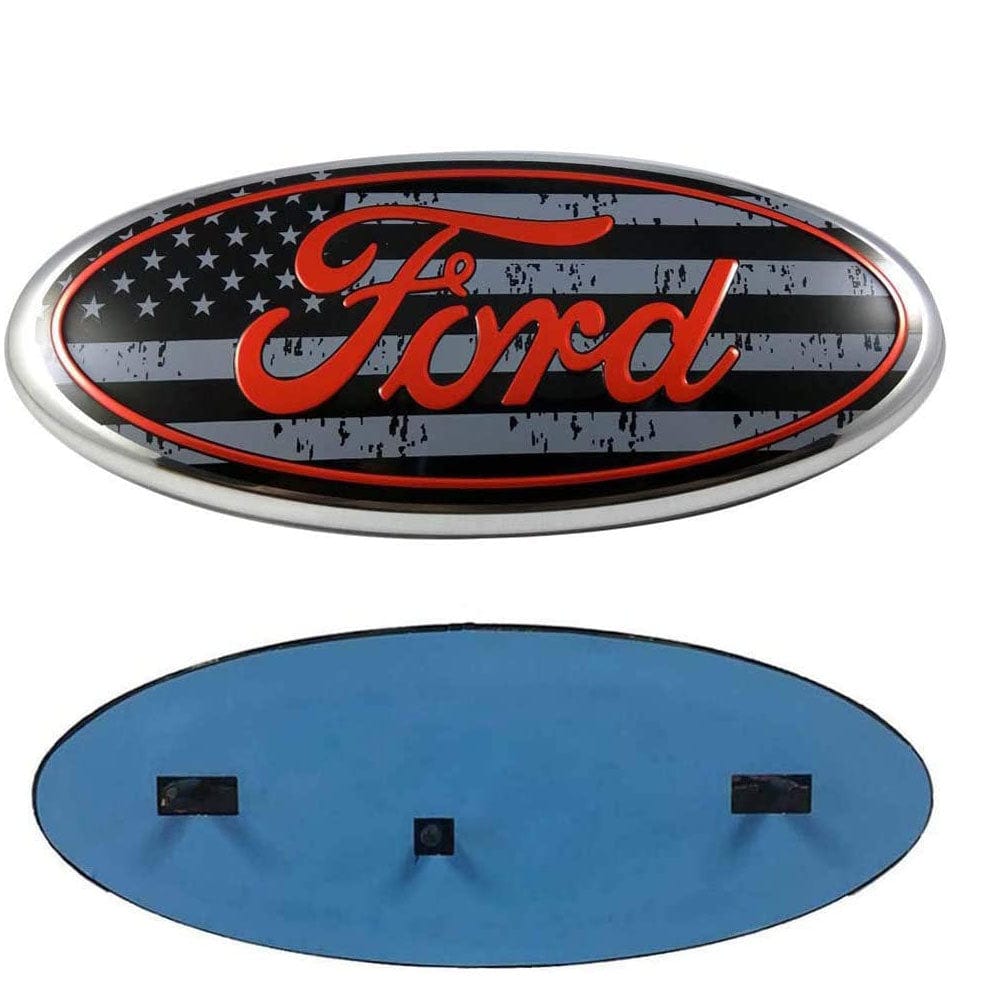 Ford F150 2004-2014 9" Front Grille Emblem Badge - American Flag