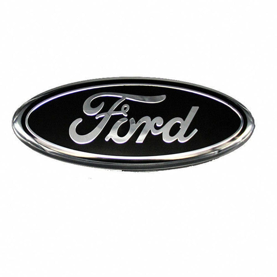 Ford F150 4L3Z-1542528-AB 7" Black Oval Rear Tailgate Emblem Badge