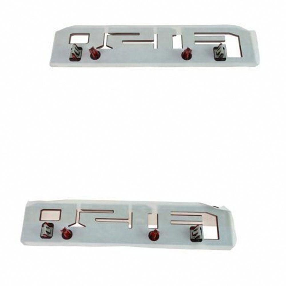 Ford F150 XLT Fender Emblem GL3Z-16720-C/D - Red & Black Side Badge Decal