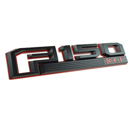 Ford F150 XLT Fender Emblem GL3Z-16720-C/D - Red & Black Side Badge Decal