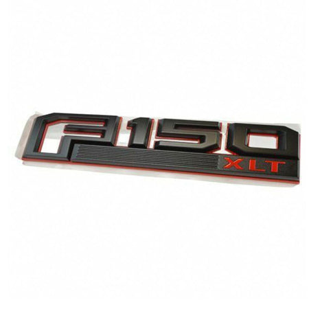 Ford F150 XLT Fender Emblem GL3Z-16720-C/D - Red & Black Side Badge Decal