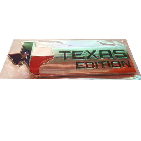 Ford Texas Edition Emblem - Universal Stick-on Badge for F-150/F-250/F-350 XL