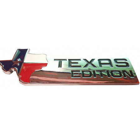 Ford Texas Edition Emblem - Universal Stick-on Badge for F-150/F-250/F-350 XL