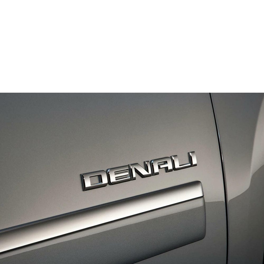 GMC Denali Emblems kit Letter Glossy Black 20930232