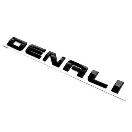 GMC Denali Emblems kit Letter Glossy Black 20930232