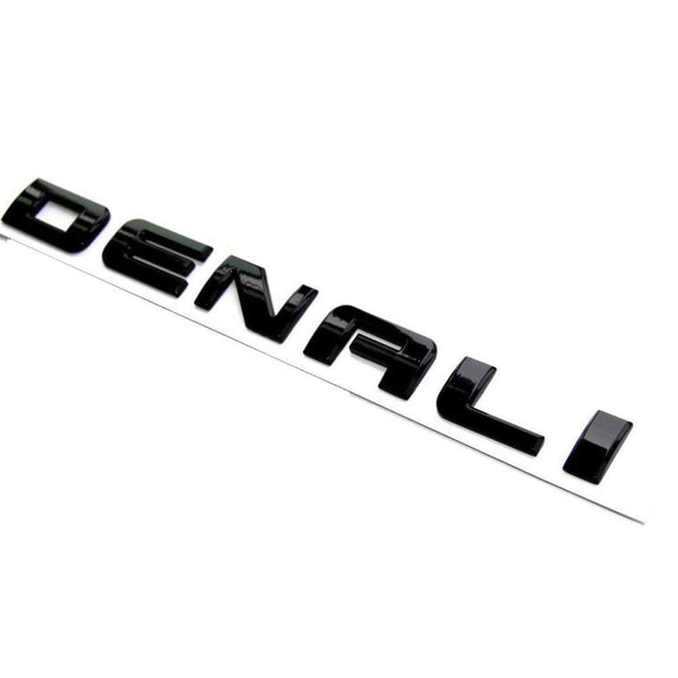 GMC Denali Emblems Letter Glossy Black 20930232