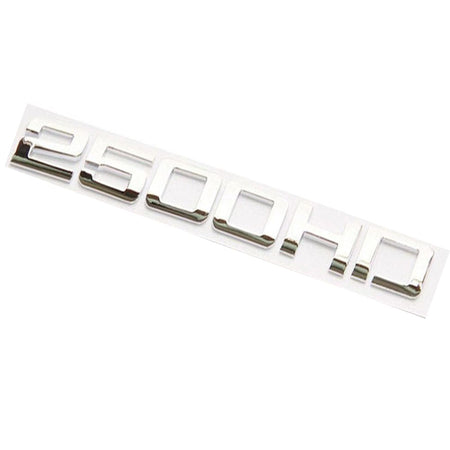 GMC Sierra 2500HD Emblem - 2500HD Letter Chrome