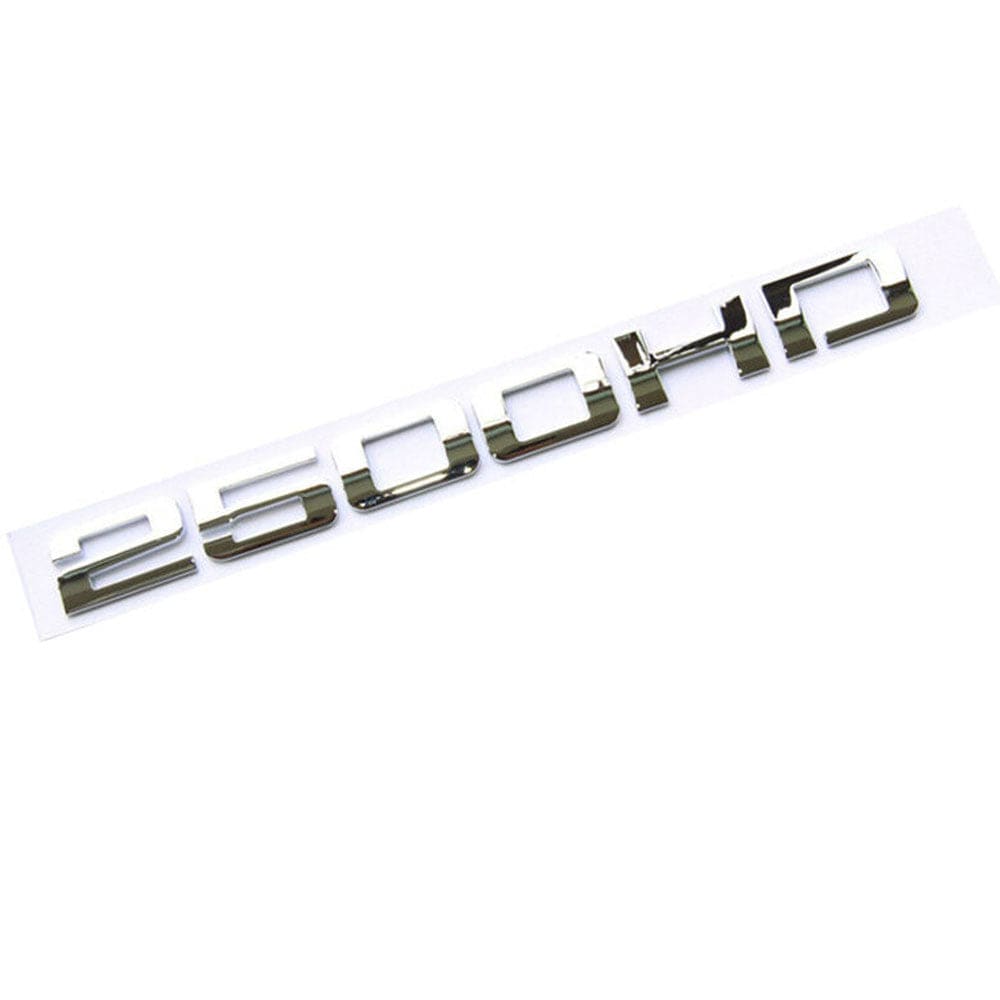 GMC Sierra 2500HD Emblem - 2500HD Letter Chrome
