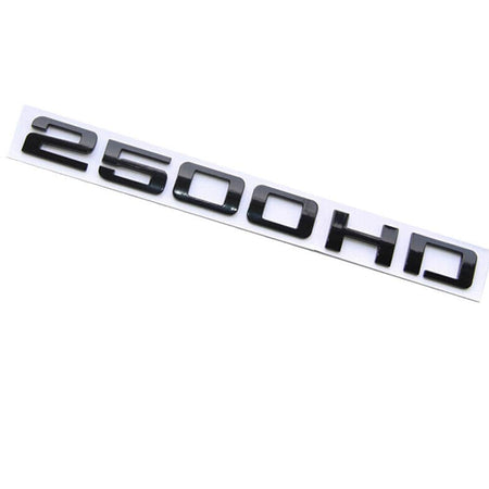 GMC Sierra 2500HD Emblem - 2500HD Letter Glossy Black