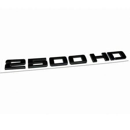 GMC Sierra 2500HD Emblem - 2500HD Letter Glossy Black