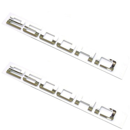 GMC Sierra 2500HD Emblems - 2500HD Letter Chrome