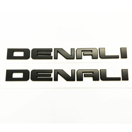 GMC Sierra Denali Emblems Matte Black 20930232
