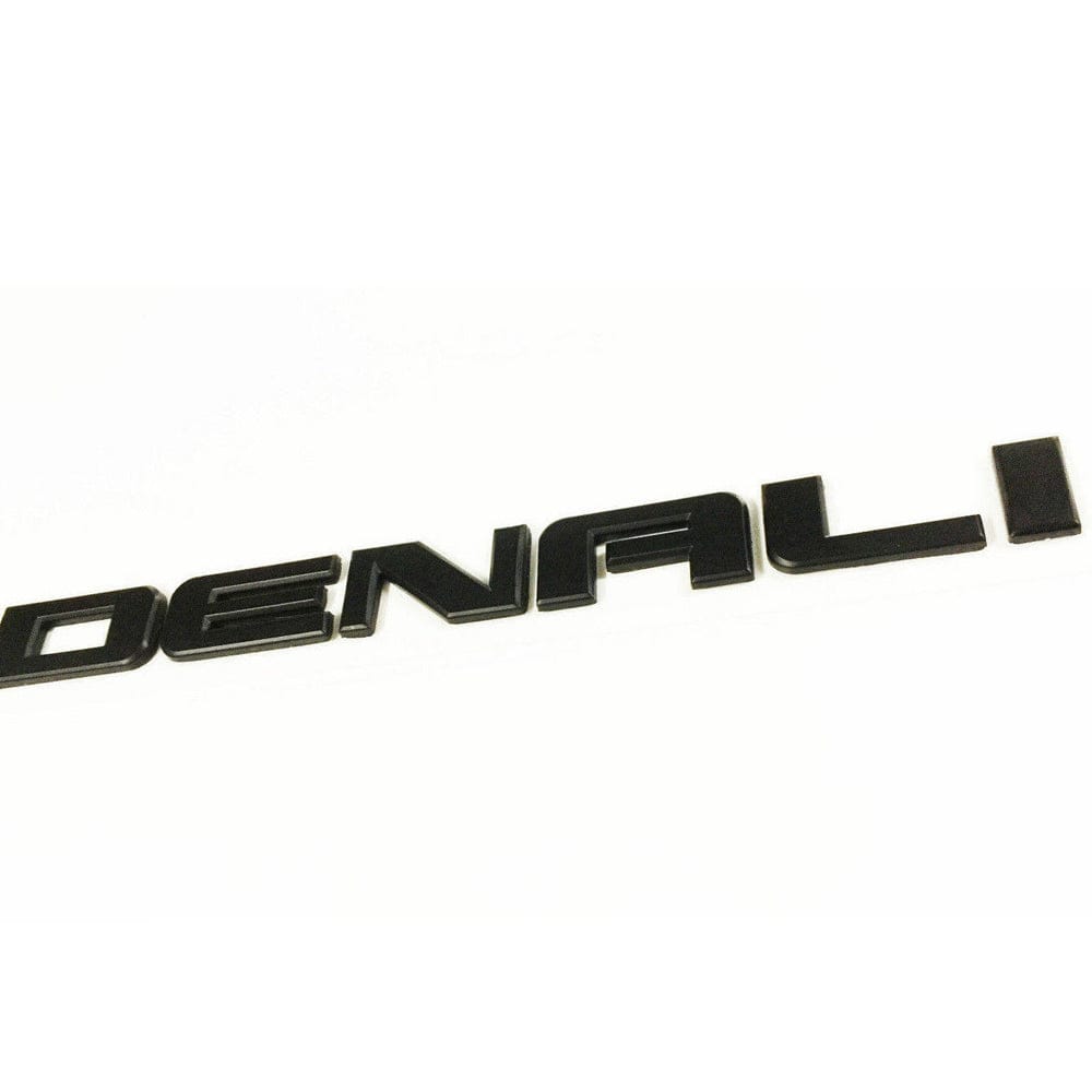 GMC Sierra Denali Emblems Matte Black 20930232